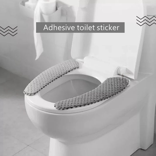 Universal Toilet Seat Cover Soft Toilet Seat Cushion O-shaped Warmer