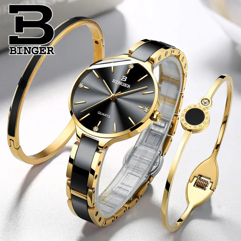 Women Swiss Luxury Waterproof Watch