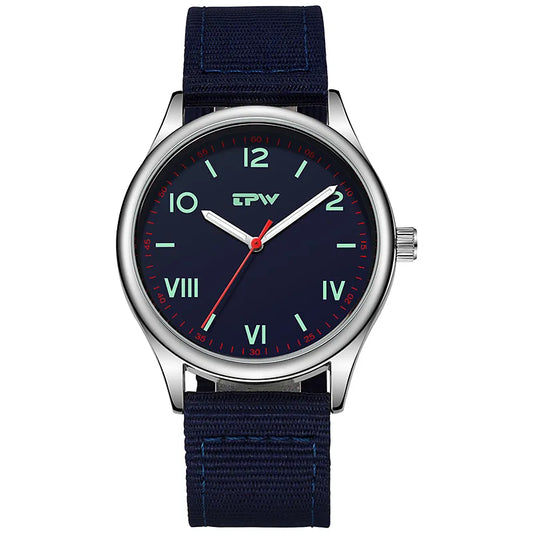 TPW 38mm North Field Watch Japan Quartz Movement Nylon Strap